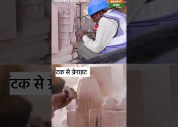 Ram Mandir Ayodhya : पूरे भारत को मिलाकर बन रहा है राम मंदिर #shorts