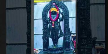 Ram Murti Ayodhya : अयोध्या से रामलला की प्रतिमा की पहली तस्वीर आई सामने #shorts