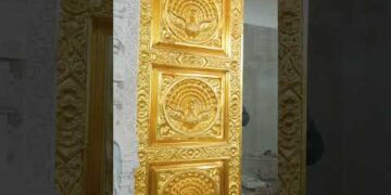 Ram Mandir : पूरा हुआ राम मंदिर में सोने के दरवाजे लगाने का काम #shorts