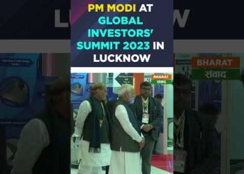PM Modi at Global Investors’ Summit 2023 in Lucknow #shorts