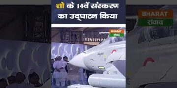 PM Modi at exhibition during Aero India Show 2023 in Bengaluru, Karnataka#shorts