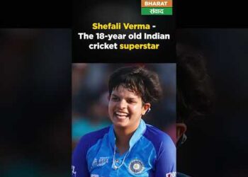 Shefali Verma – The 18-year old Indian cricket superstar #shorts